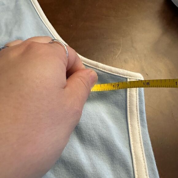 Wild Fable Blue White Athletic Stripe Bodysuit NWT Size XL or XXL - Picture 11 of 11